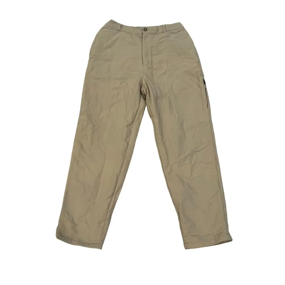 The North Face Nylon Pants Tagged 36 Measures 30 Gray Fleece